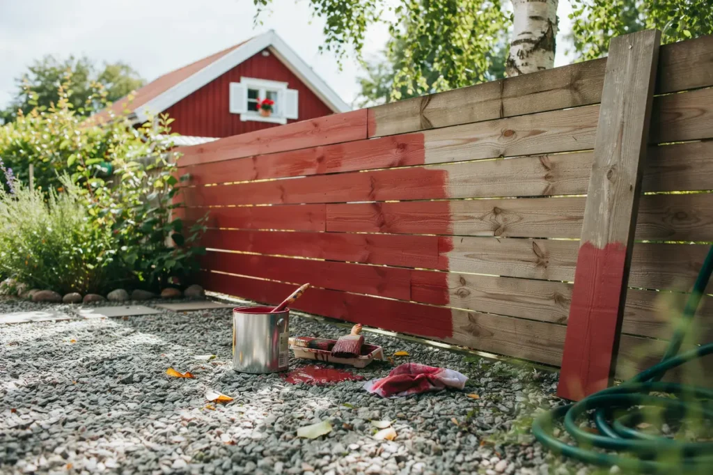 juli r perfekt f r att m la staket och plank s lyckas du med sommarens mest tacksamma projekt